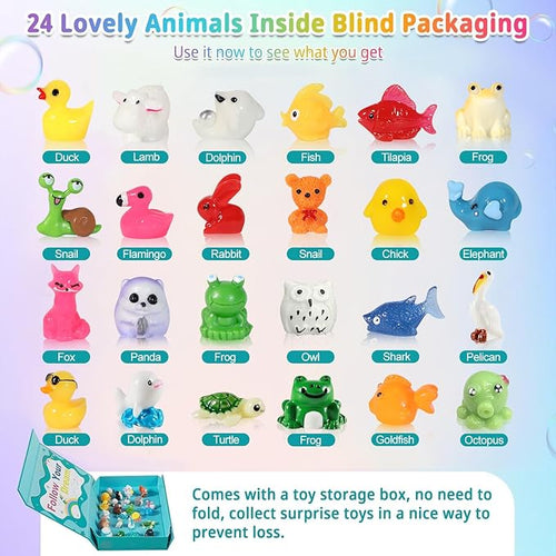 fizzy bath bomb with a surprise animal toy hidden inside. Pick from 12 fruity scents, each with its own colour and mystery creature to collect. Drop it in, watch it fizz, and peekaboo — your surprise appears!